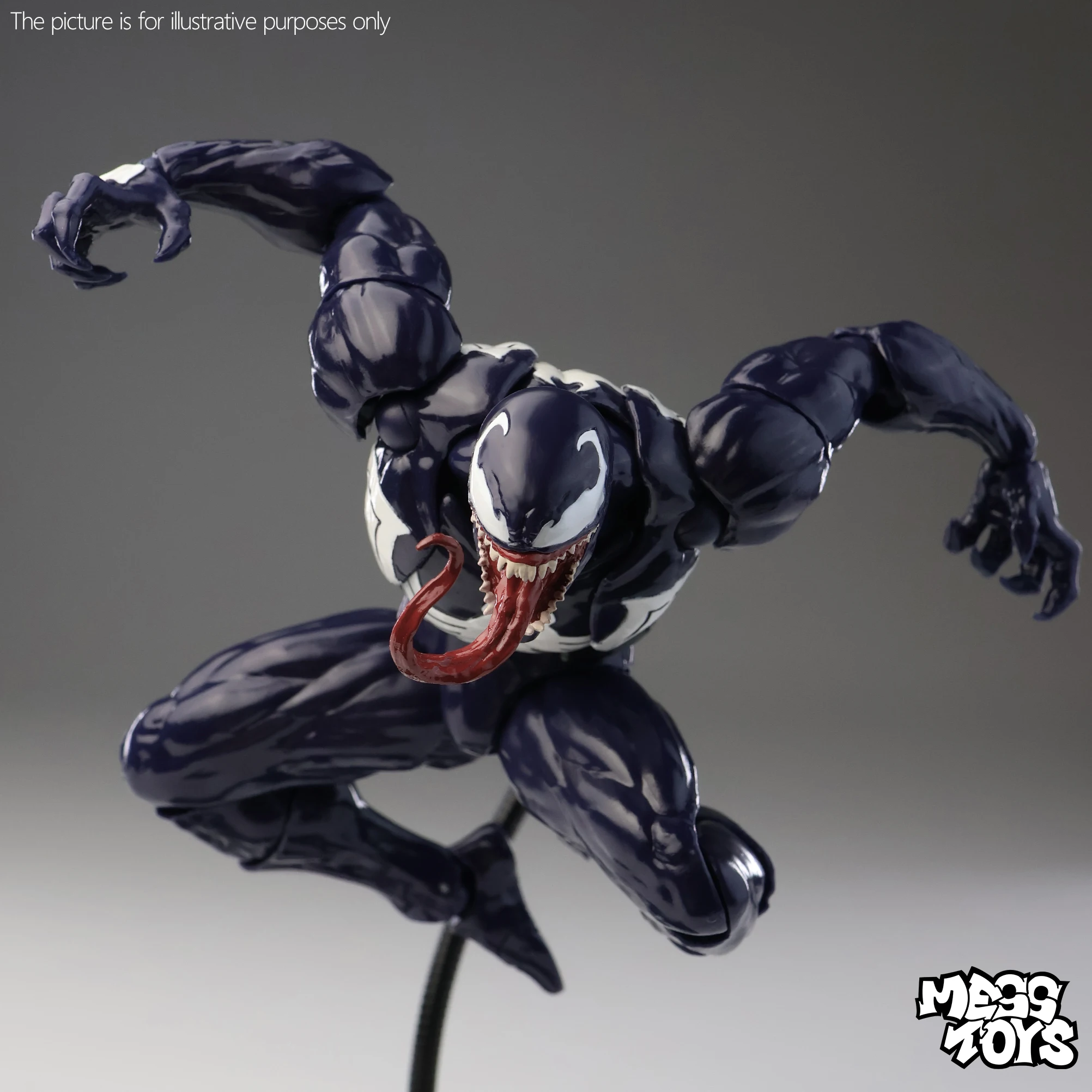 Mess Toys Lethal Neighbor Venom Anime Action Figure Black Spider Man Spider-Man Action Figure Gifts Toys