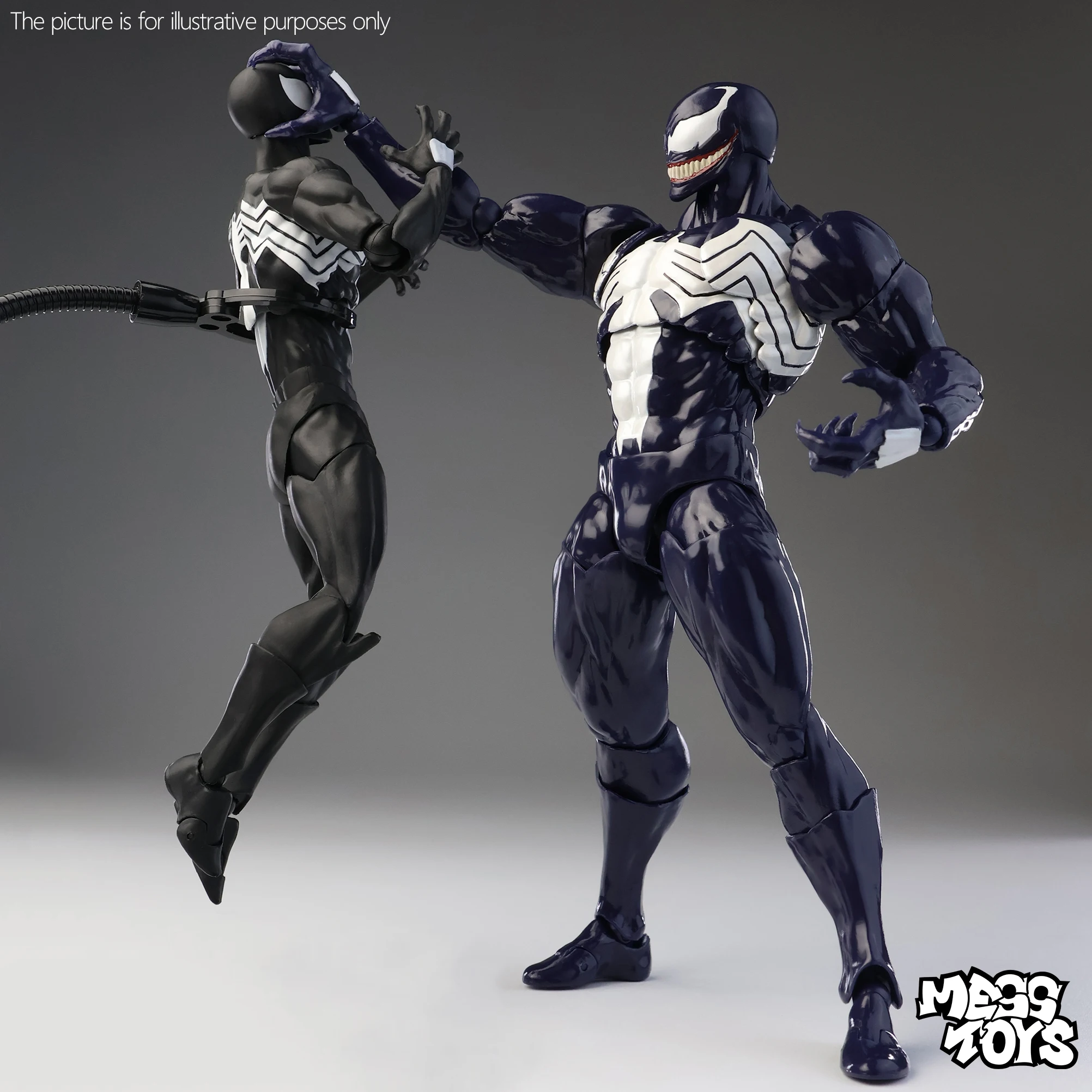 Mess Toys Lethal Neighbor Venom Anime Action Figure Black Spider Man Spider-Man Action Figure Gifts Toys