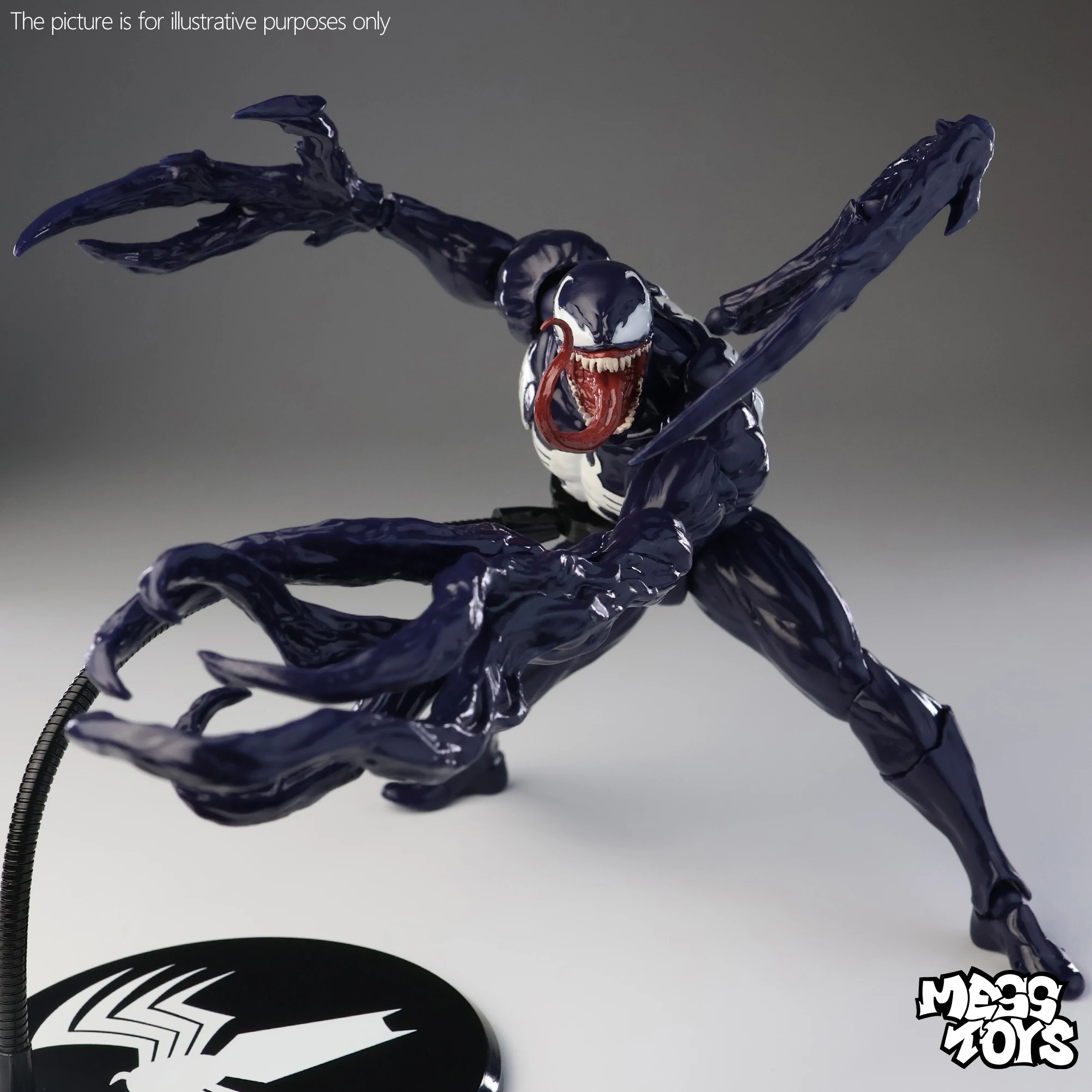 Mess Toys Lethal Neighbor Venom Anime Action Figure Black Spider Man Spider-Man Action Figure Gifts Toys