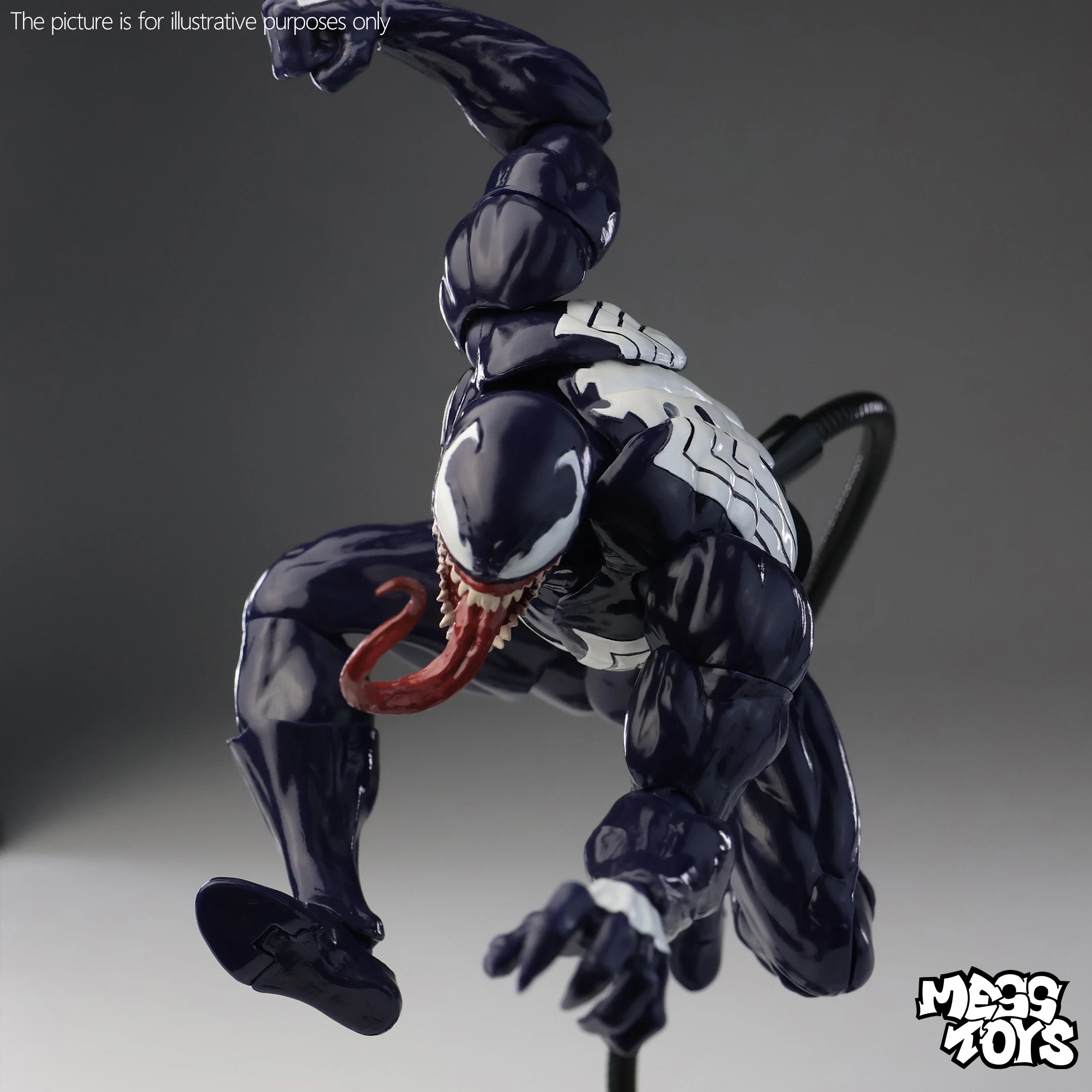Mess Toys Lethal Neighbor Venom Anime Action Figure Black Spider Man Spider-Man Action Figure Gifts Toys