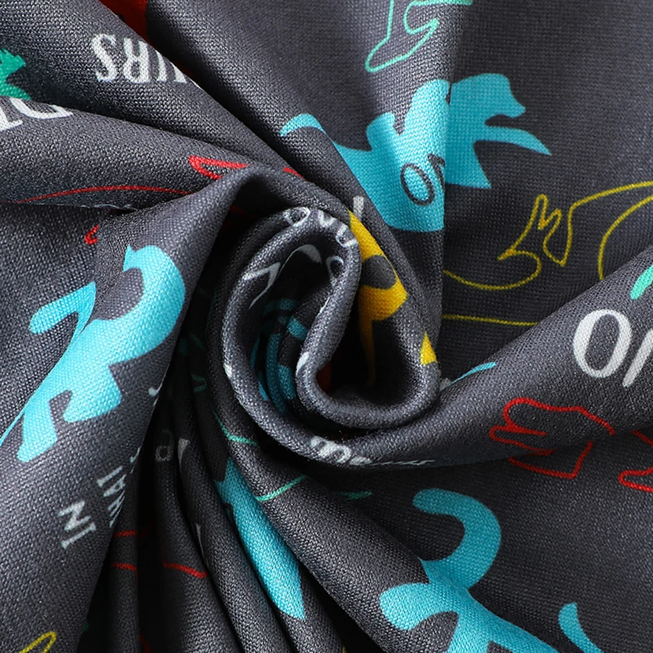 2-Piece Summer Children's Dinosaur Print Set, Cute Short-Sleeved T-Shirt for Boys and Girls, Elastic Waist, Comfortable Shorts