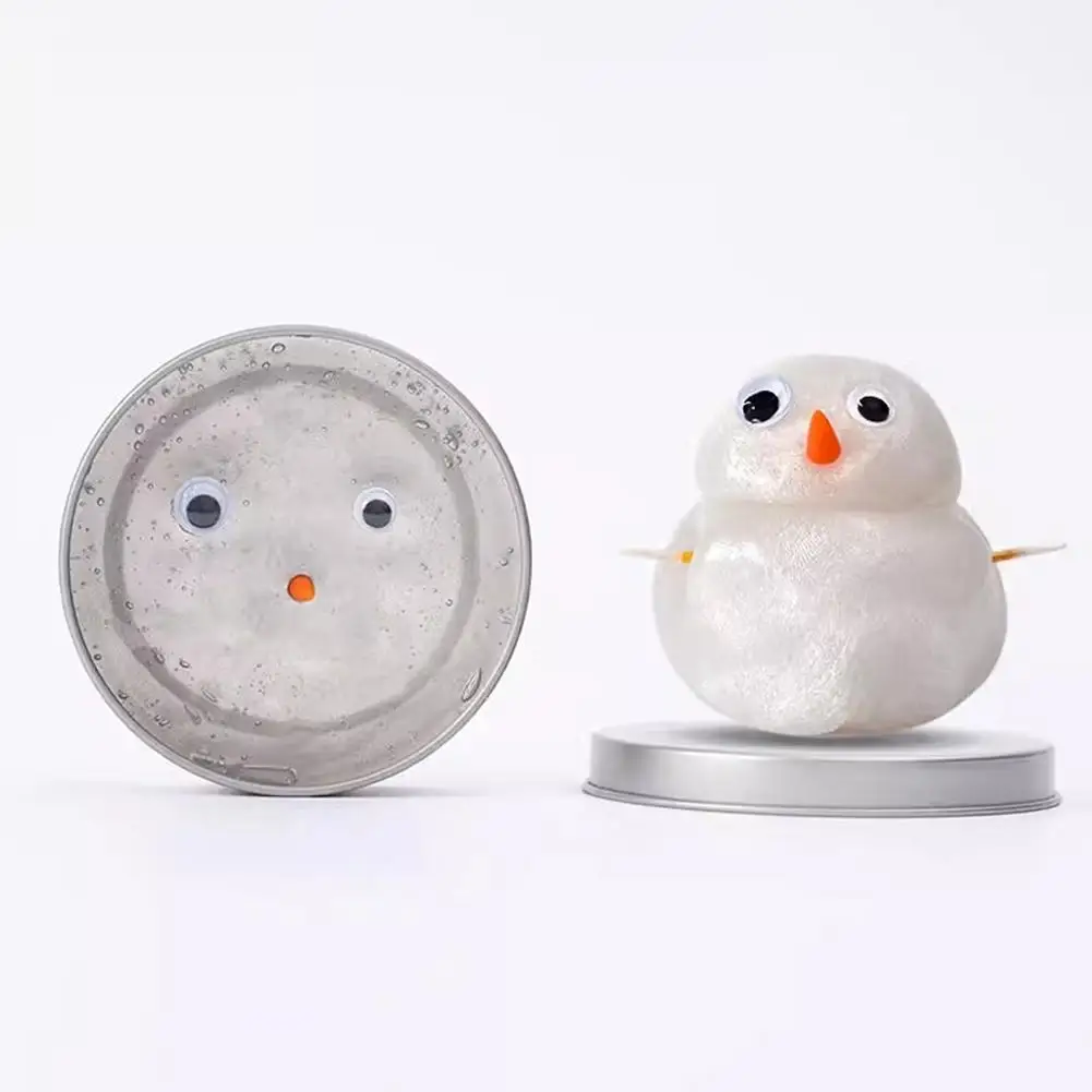 2026 Lab Putty Crystal Clear Glass Best Thinking Smart Crazy Stress Putty with Tin, Sensory & Bouncing Toy Children Gifts