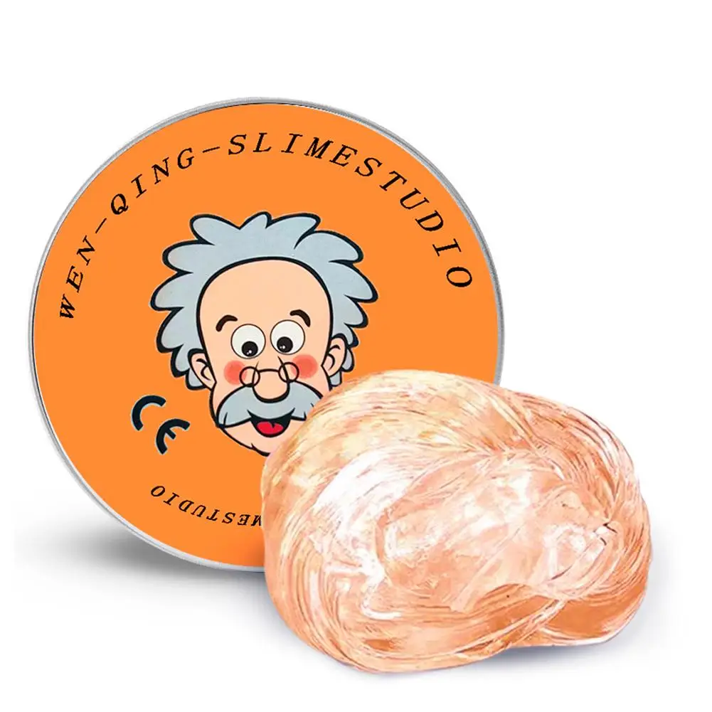 2026 Lab Putty Crystal Clear Glass Best Thinking Smart Crazy Stress Putty with Tin, Sensory & Bouncing Toy Children Gifts
