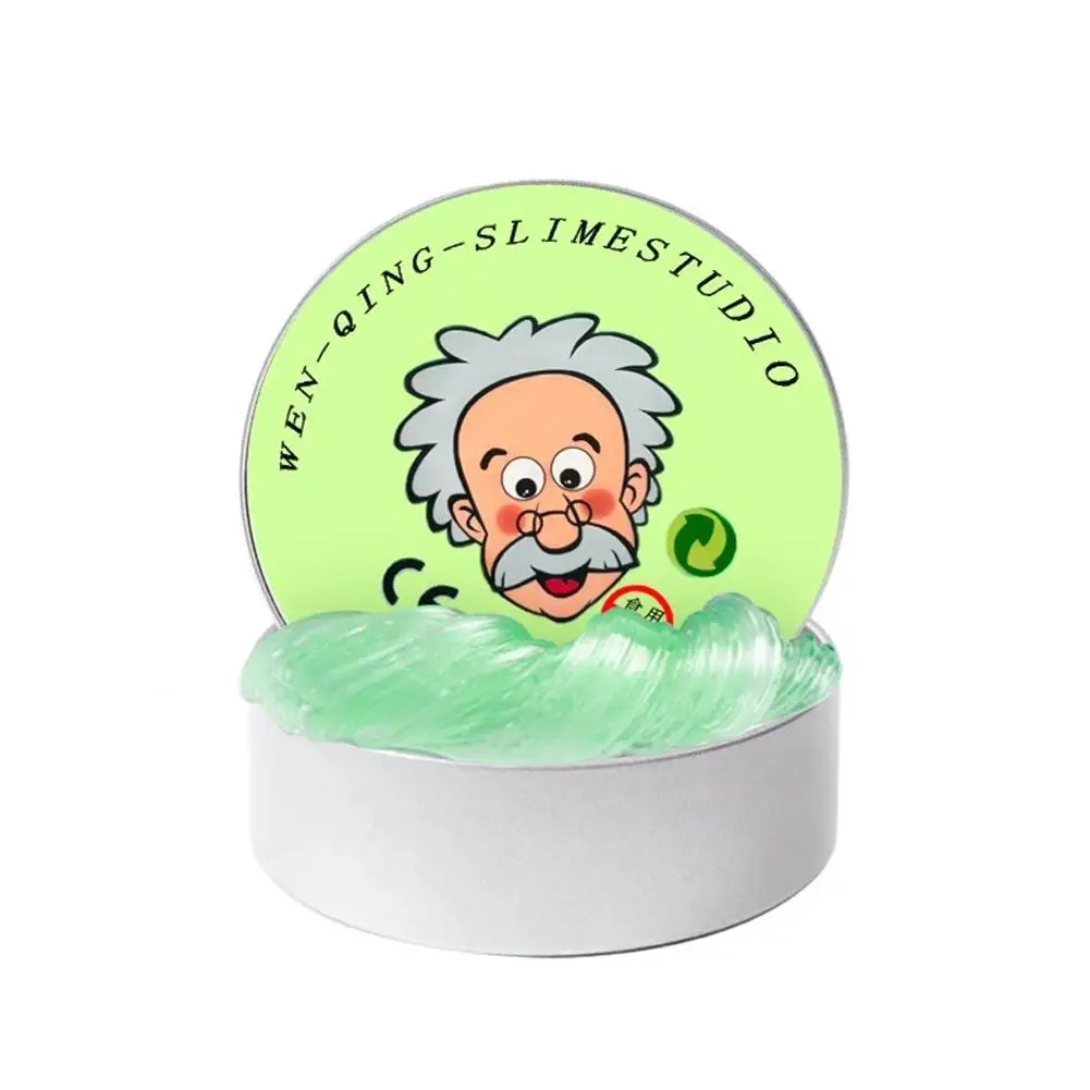 2026 Lab Putty Crystal Clear Glass Best Thinking Smart Crazy Stress Putty with Tin, Sensory & Bouncing Toy Children Gifts