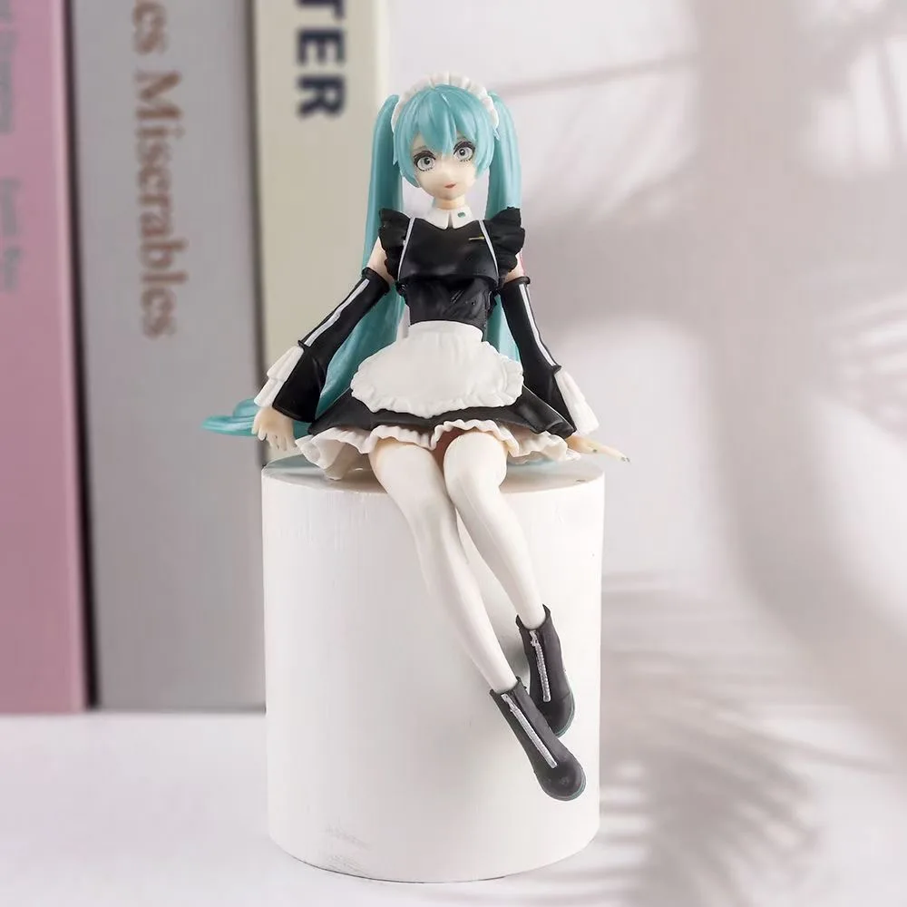 New Anime Hatsune Miku Action Figure Kawaii Collection Model Pink Sakura Kawaiii Doll Collectible Toys Cake Decor