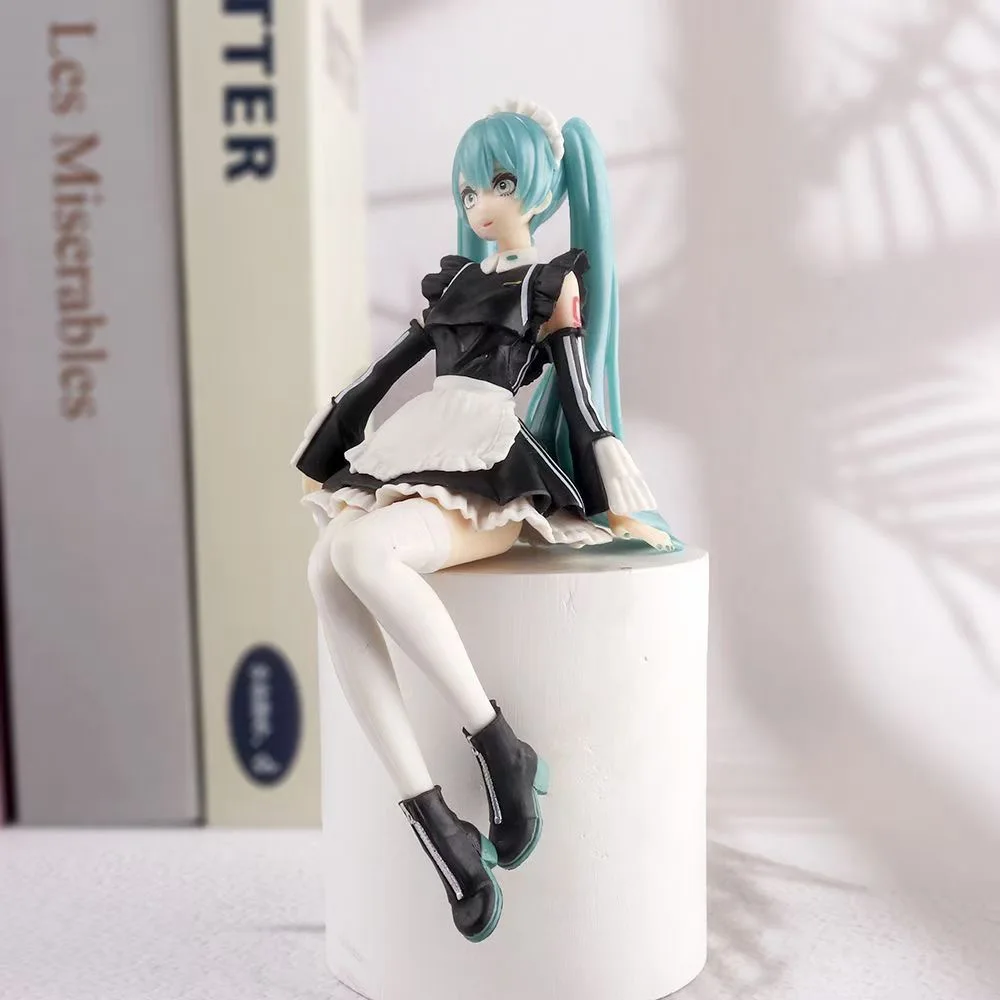 New Anime Hatsune Miku Action Figure Kawaii Collection Model Pink Sakura Kawaiii Doll Collectible Toys Cake Decor