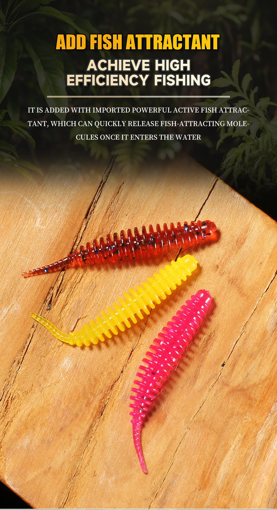 Supercontinent worm bait soft bait Tanta 25mm/100pcs fishing lures Pesca carp fishing bass lure Isca artificial