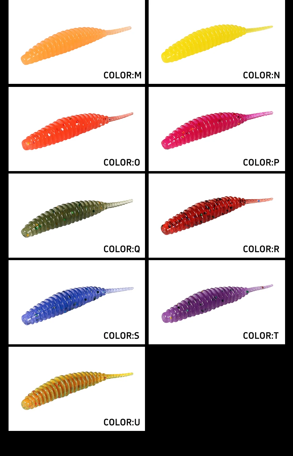 Supercontinent worm bait soft bait Tanta 25mm/100pcs fishing lures Pesca carp fishing bass lure Isca artificial