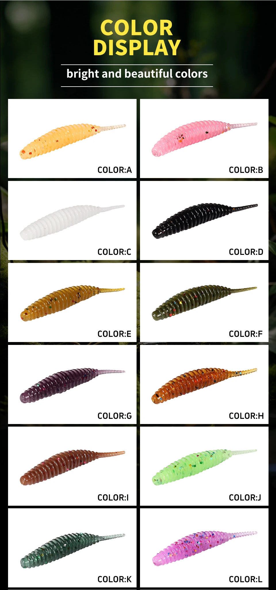 Supercontinent worm bait soft bait Tanta 25mm/100pcs fishing lures Pesca carp fishing bass lure Isca artificial