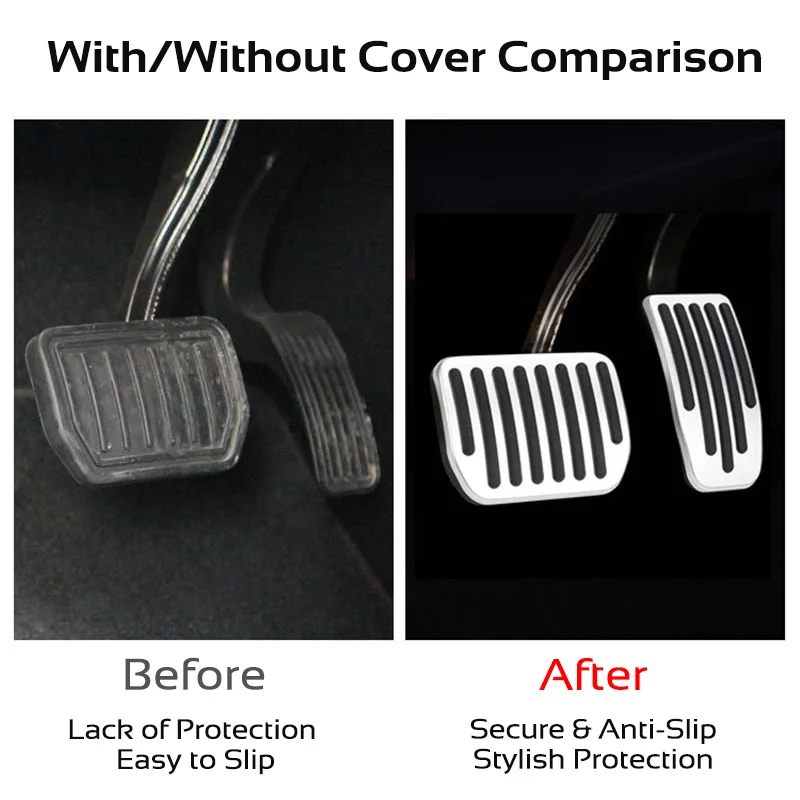 for Tesla Model 3 Y 2021-2025 Highland Juniper 2pcs Aluminum Alloy Brake Accelerator Foot Pedals Cover Car Accessories