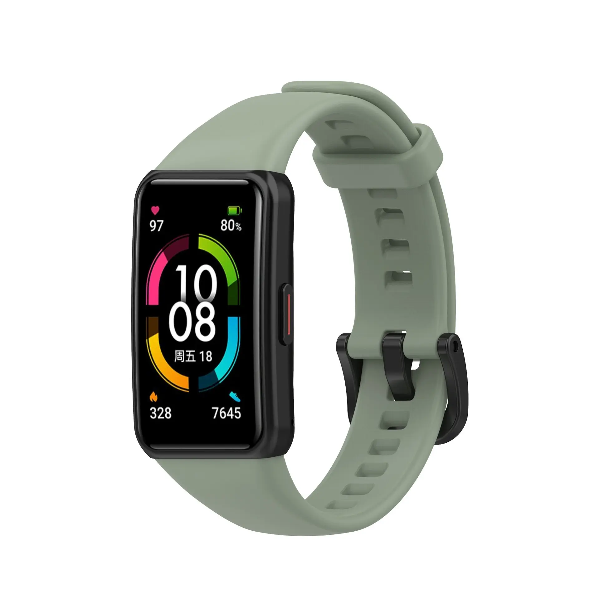 Soft Silicone Sport Band Strap for Huawei Band 6 Smart Wristband Bracelet Replacement Strap for Huawei Watchband 6 Honor Band 6