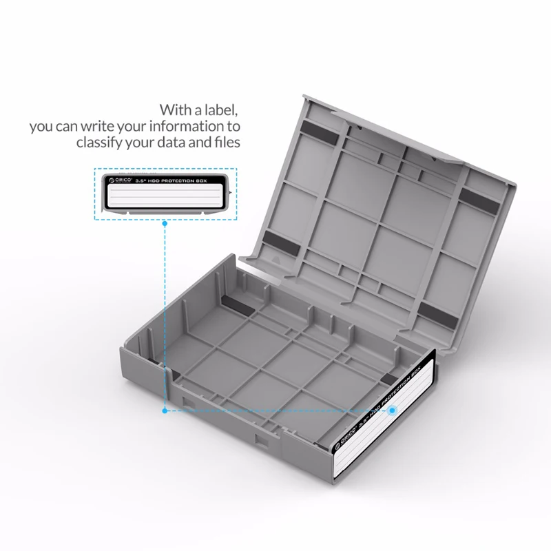 ORICO 3.5 Inch IDE SATA HDD Caddy Case External Hard Drive Disk Storage Box For HDD Enclosure Cases 3.5 Inch HDD Box Multi Color