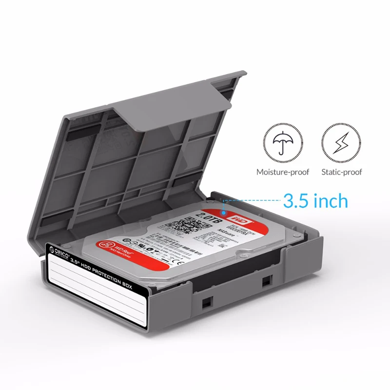ORICO 3.5 Inch IDE SATA HDD Caddy Case External Hard Drive Disk Storage Box For HDD Enclosure Cases 3.5 Inch HDD Box Multi Color