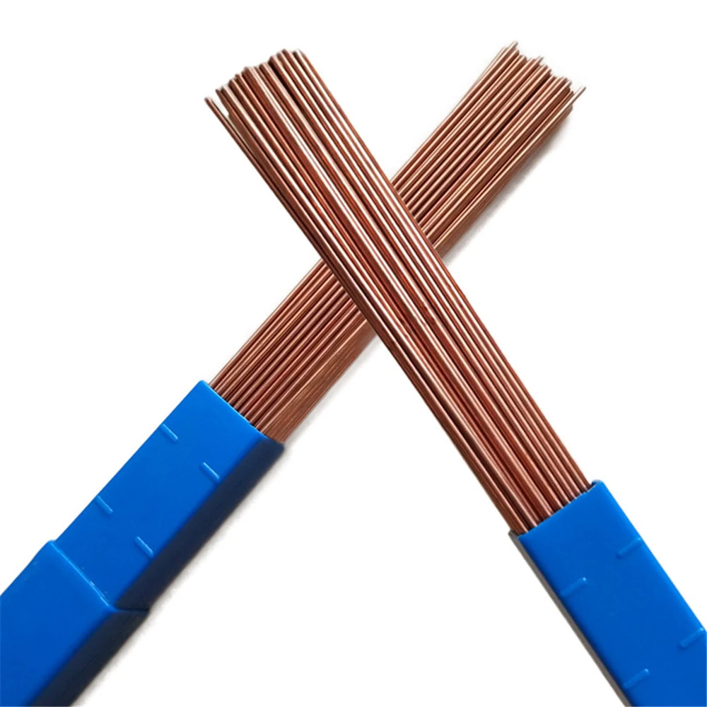 5/10/20Pcs 500mm Brass Welding Rod Phosphorus Copper Electrode Welding Wire Soldering Rod No Need Solder Powder Welding Rods