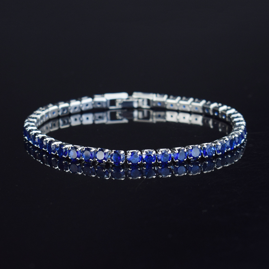 4mm Micro-inlaid Zircon Tennis Bracelet for Women 2025 New  Men Bracelet Homme Jewelry Accessories Wholesale