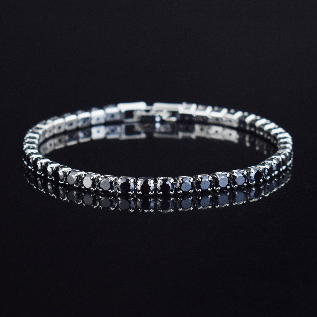 4mm Micro-inlaid Zircon Tennis Bracelet for Women 2025 New  Men Bracelet Homme Jewelry Accessories Wholesale
