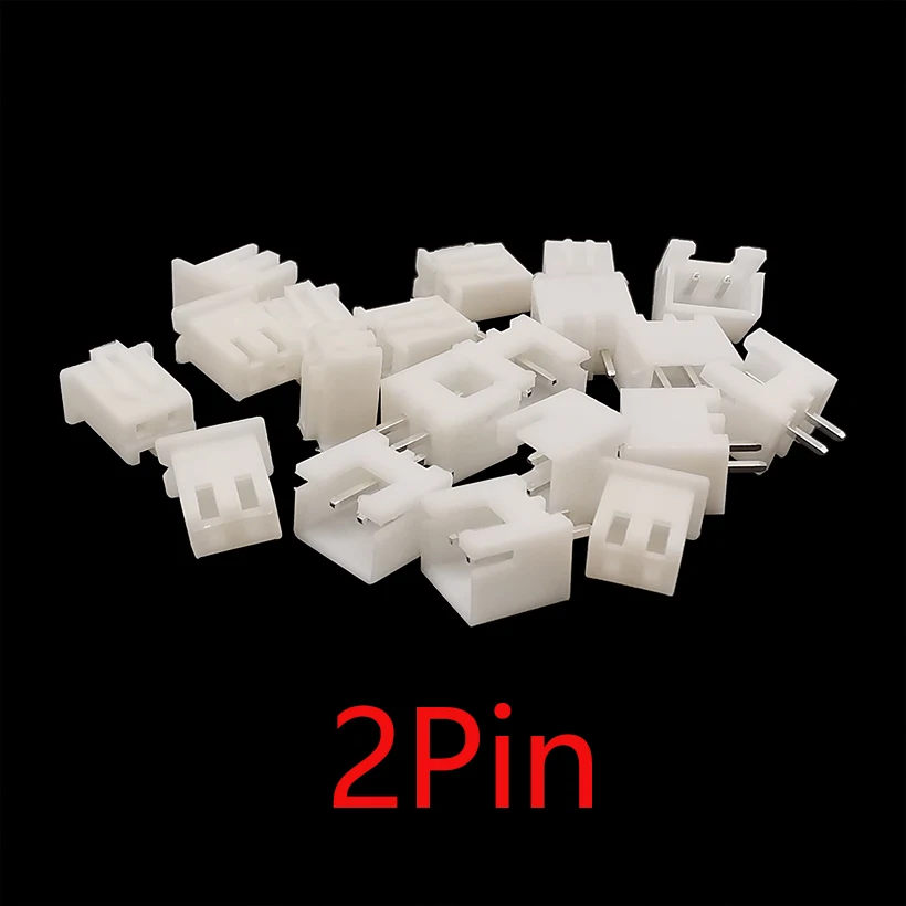 100Pcs JST XH2.54 2/3/4/5 Pin Terminals Plastic Shell Male Plug + Female Socket Wire Connector XH 2.54 2P 3P 4P 5P