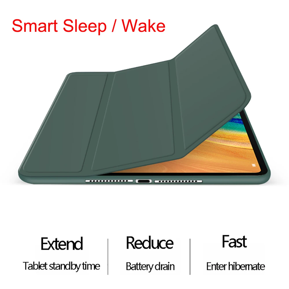 Magnet Silicone Case for Huawei Mediapad M6 10.8 SCM-AL09/W09 Cover Stand Shockproof Protective Cases Matepad pro 10.8 10.4 8.4