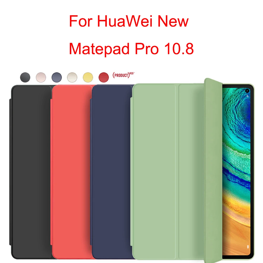 Magnet Silicone Case for Huawei Mediapad M6 10.8 SCM-AL09/W09 Cover Stand Shockproof Protective Cases Matepad pro 10.8 10.4 8.4