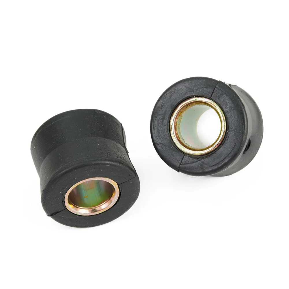 6pcs Universal Motorbike 10mm Rear Shock Absorber Cushion Rubber Ring Bushing Spare Part Fit For Dual Sport Off-Road Street