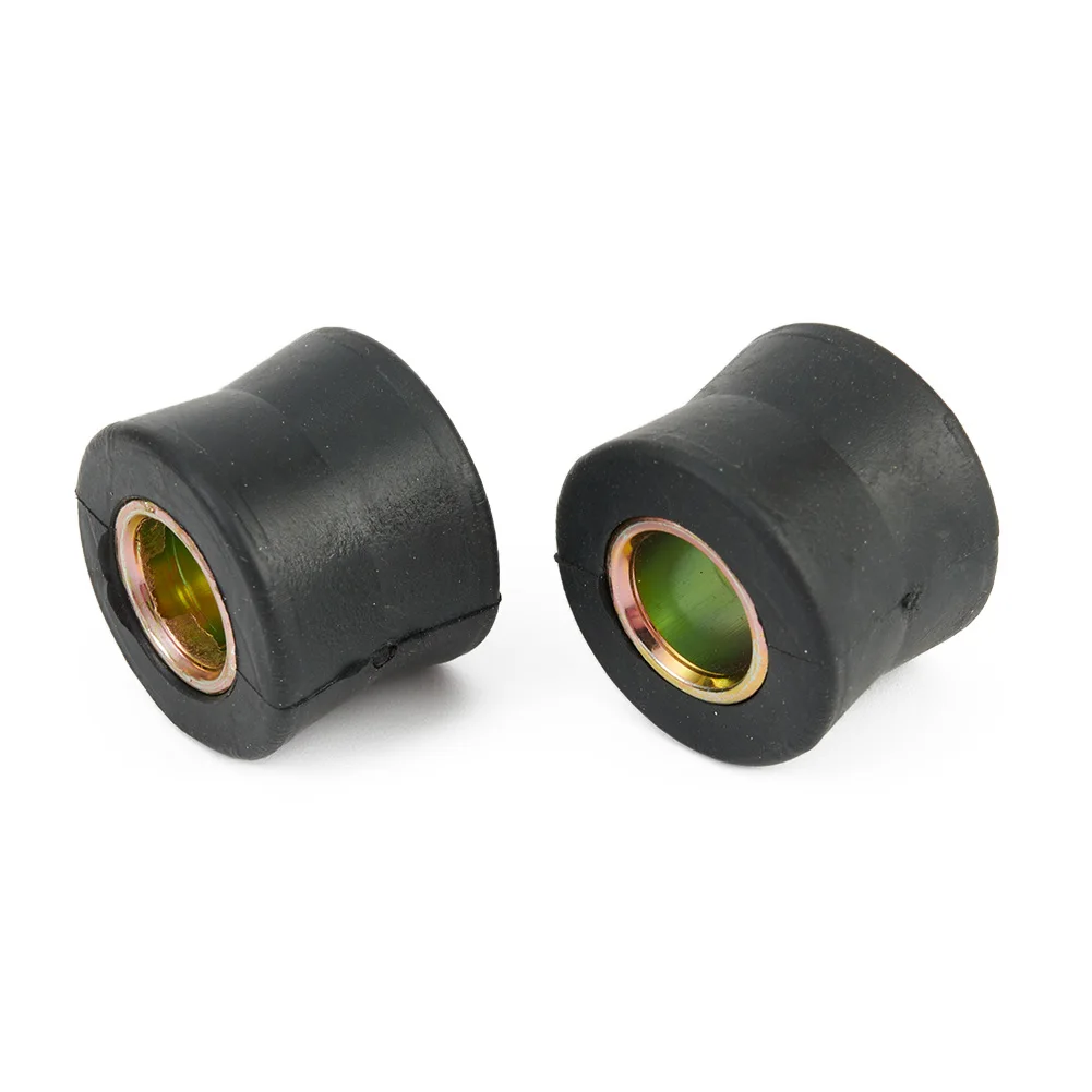 6pcs Universal Motorbike 10mm Rear Shock Absorber Cushion Rubber Ring Bushing Spare Part Fit For Dual Sport Off-Road Street
