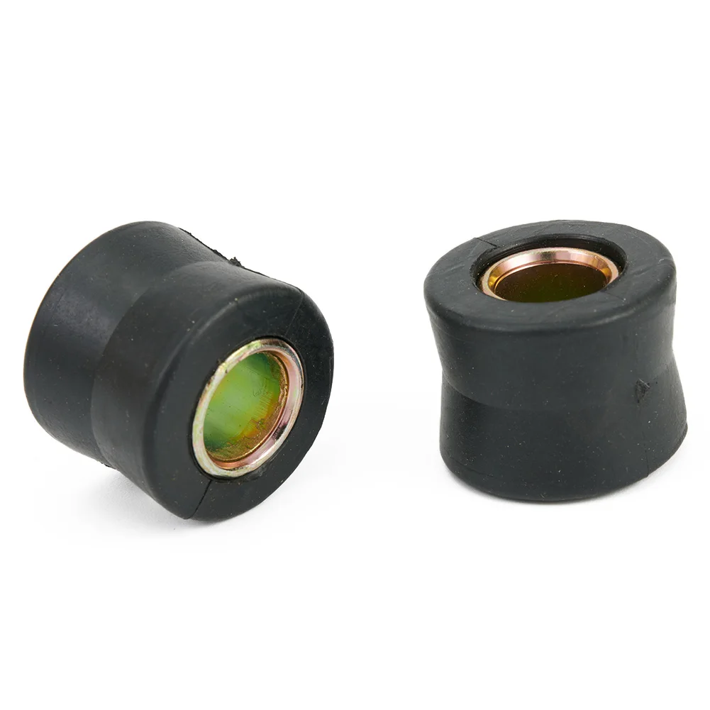 6pcs Universal Motorbike 10mm Rear Shock Absorber Cushion Rubber Ring Bushing Spare Part Fit For Dual Sport Off-Road Street
