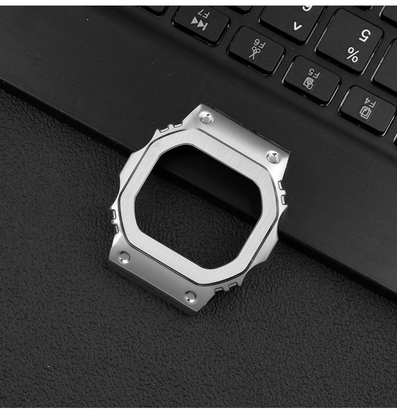 DW5600 metal case+strap for Casio G-SHOCK DW-5600 GW-M5610 GW-B5600 personalized modification DIY set watch parts accessories