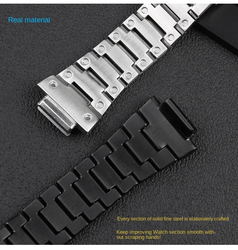 DW5600 metal case+strap for Casio G-SHOCK DW-5600 GW-M5610 GW-B5600 personalized modification DIY set watch parts accessories