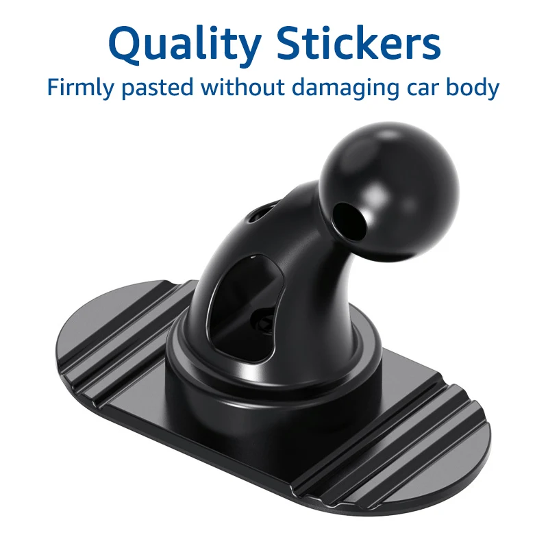 Universal 17mm Ball Head Sticker Base for Dashboard Car Phone Holder Sticky Base for Mobile Phone Stand Car Mount Accessories