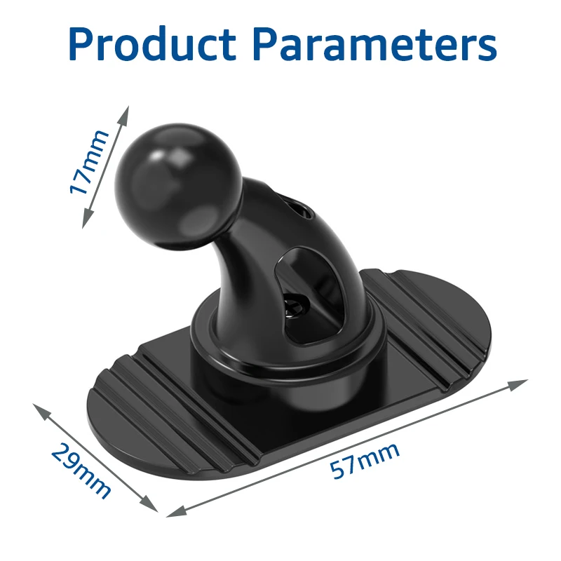 Universal 17mm Ball Head Sticker Base for Dashboard Car Phone Holder Sticky Base for Mobile Phone Stand Car Mount Accessories