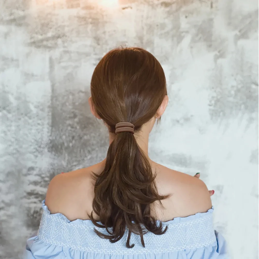51 Colors Basic Elastic Hair Band for Girls 20/30/50PCS 4cm Simple Solid Color Headband Women Hair Accessories Scrunchies Holder