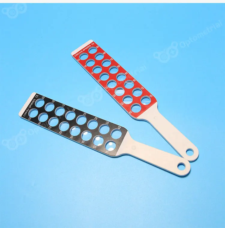 Optometric Retinoscopy Rack Set Max 15.00DS Pad2 32 Diopters Optical Lens Set Optometry Retinoscopy Bars Aluminium Case