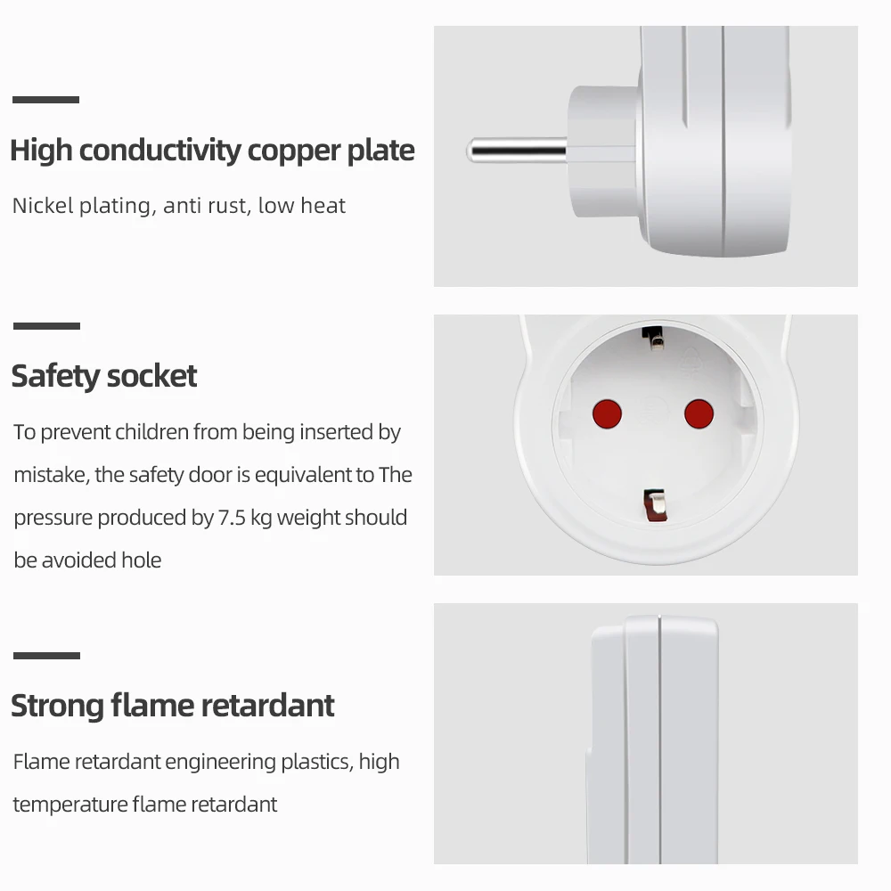 Digital Timer Switch EU Programmable Electronic Timing Socket US UK FR AU Plug Outlet Kitchen Appliance Time Control Day/Hour