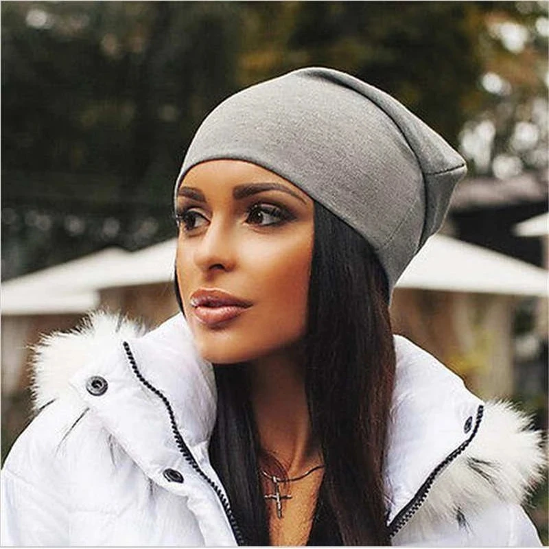 Solid Beanie Polyester Men/Women Unisex Beanies Caps Casual Beanie Hats For Women Skullies Beanies Thin Cap