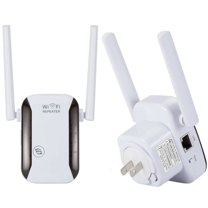 500m 4G 5G Wireless Wifi Repeater 300Mbps Network Wifi Router Extender Signal Amplifier 2 Antenna Booster Access Points