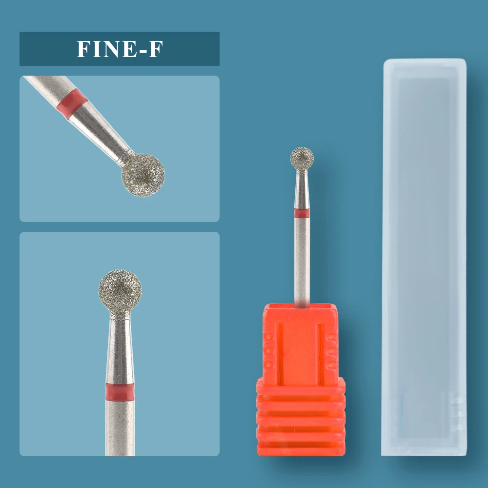 Nail Drill Bits Electric Manicure Milling Cutter Drill Bit for Nails Diamond Cuticle Cutter Flame Bit Nail Drill Clean Bits Burr