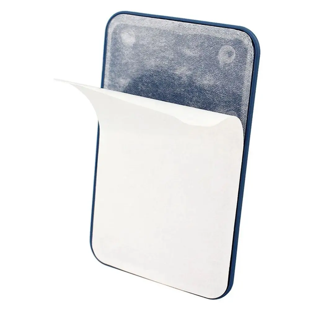 Silicone Business Credit Pocket Adhesive Mobile Phone Back Slot ID Bank Card Phone Pouch Phone Back Paste Sticker Card Holder