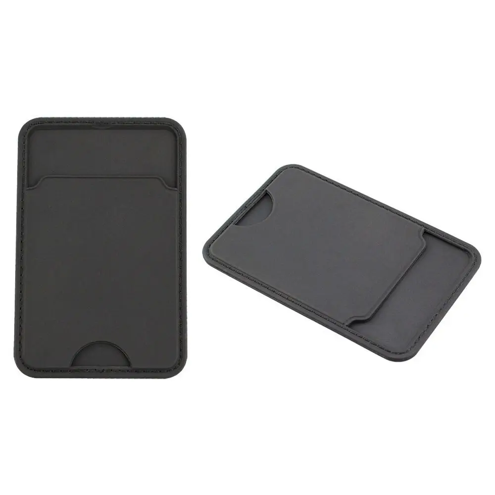 Silicone Business Credit Pocket Adhesive Mobile Phone Back Slot ID Bank Card Phone Pouch Phone Back Paste Sticker Card Holder