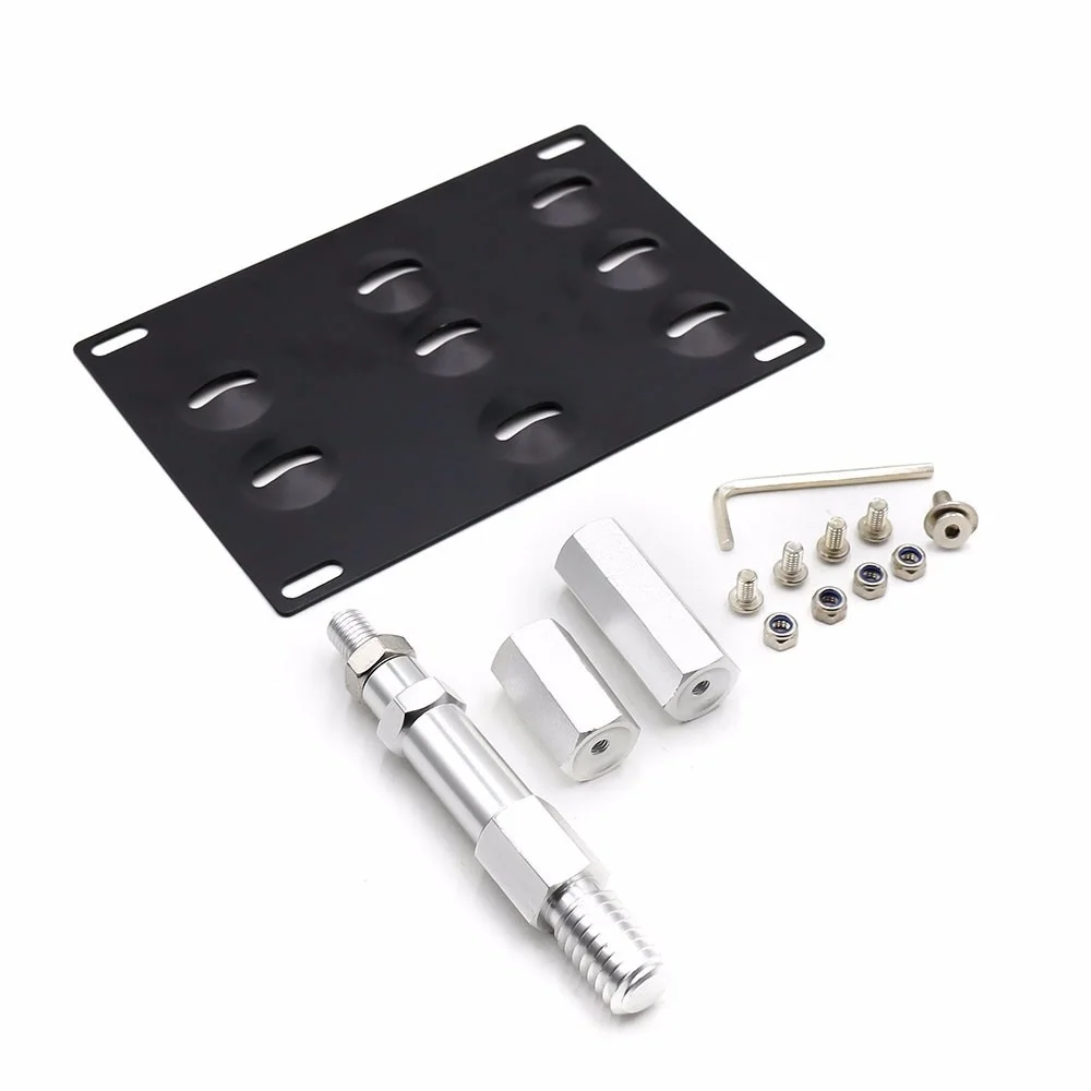 LICENSE PLATE HOLDER MOUNT TOW HOOK BRACKET LICENSE PLATE RELOCATOR FRAME BRACKET FOR Audi A4 S4 A5 S5 A7 S7 YC101097