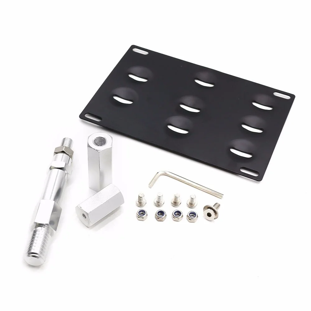 LICENSE PLATE HOLDER MOUNT TOW HOOK BRACKET LICENSE PLATE RELOCATOR FRAME BRACKET FOR Audi A4 S4 A5 S5 A7 S7 YC101097