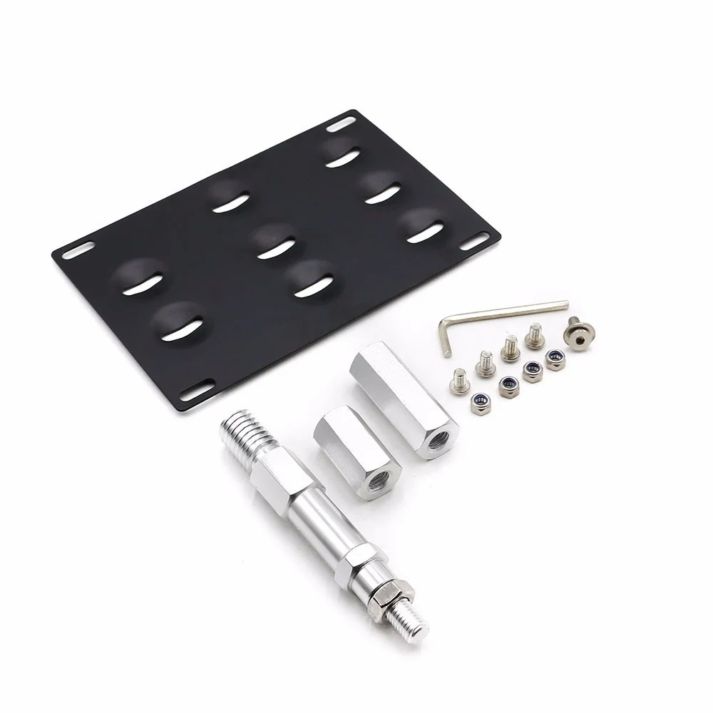 LICENSE PLATE HOLDER MOUNT TOW HOOK BRACKET LICENSE PLATE RELOCATOR FRAME BRACKET FOR Audi A4 S4 A5 S5 A7 S7 YC101097