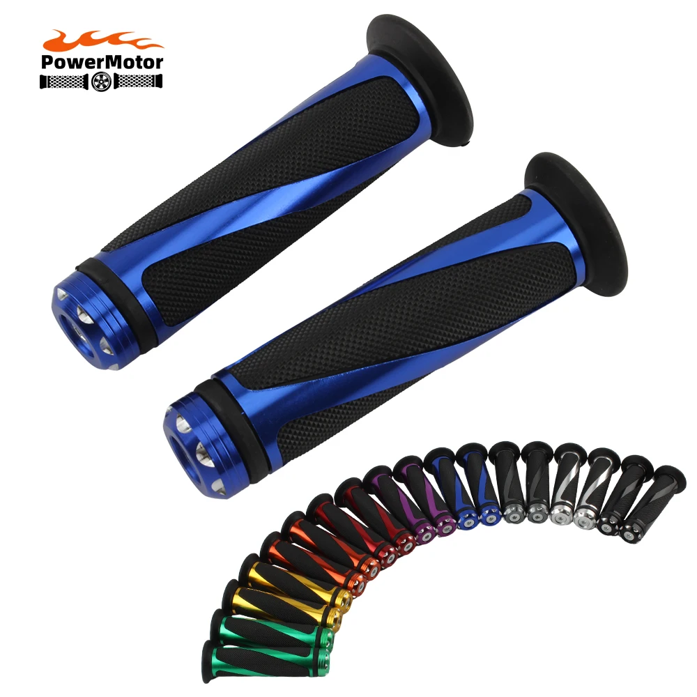 7/8 "22mm Universal Motorcycle Grip Cuffs Handle Handlebar CNC For Kawasaki Honda Yamaha Suzuki Benelli Ducati Scooter Motorbike