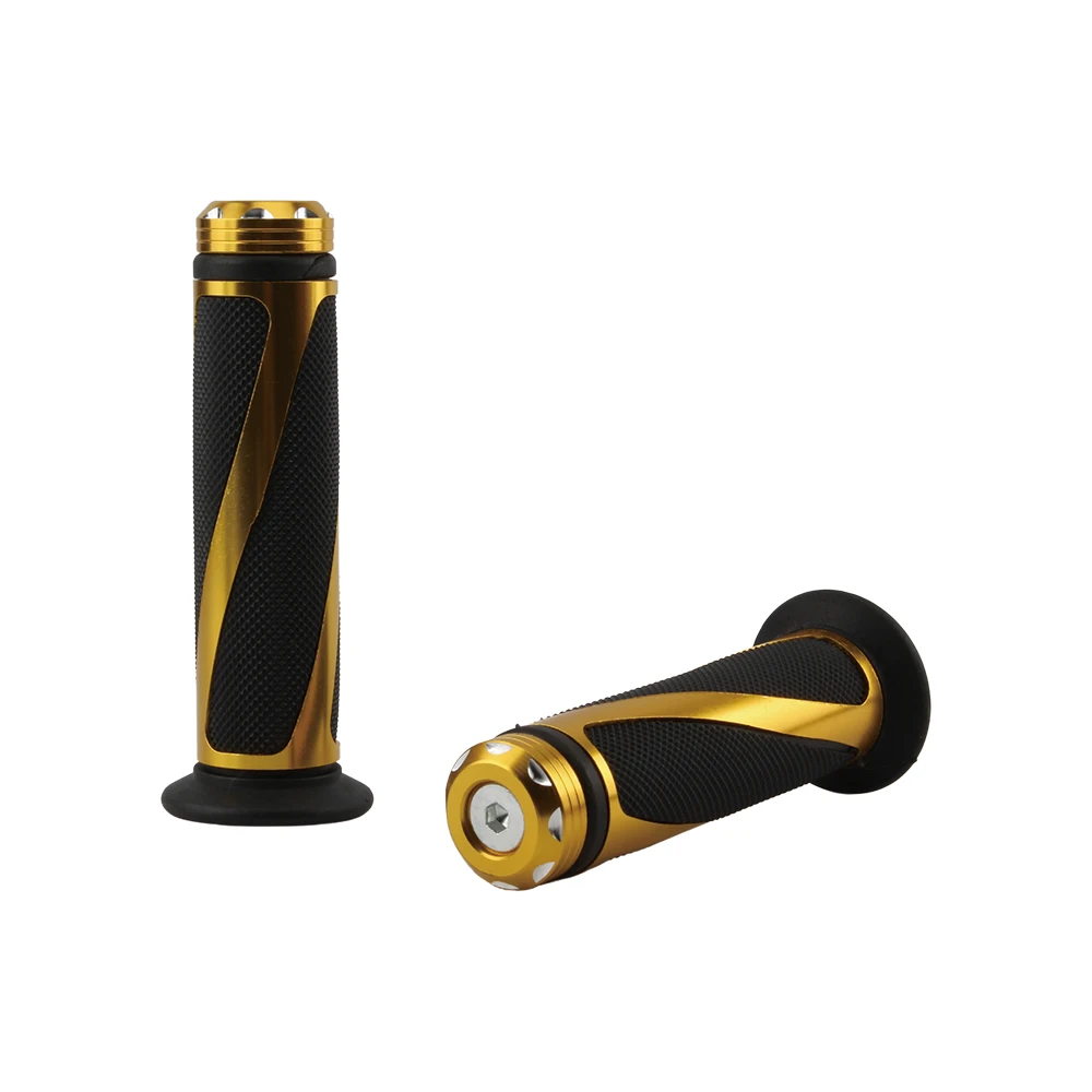 7/8 "22mm Universal Motorcycle Grip Cuffs Handle Handlebar CNC For Kawasaki Honda Yamaha Suzuki Benelli Ducati Scooter Motorbike