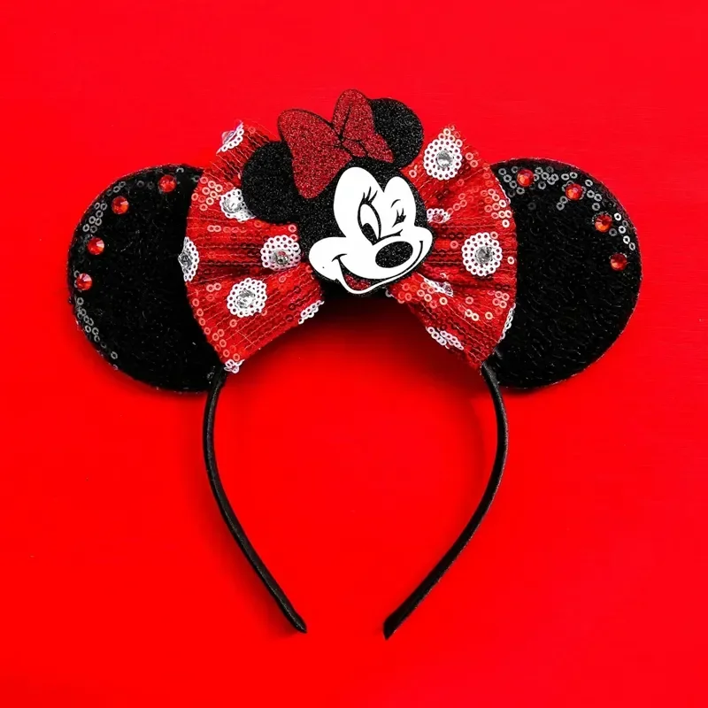 Mickey Mouse Hairbands The Lion King Mufasa Simba Ears Headbands for Girls Kid Disney Pumbaa Headwear Women Bow Hair Accessories