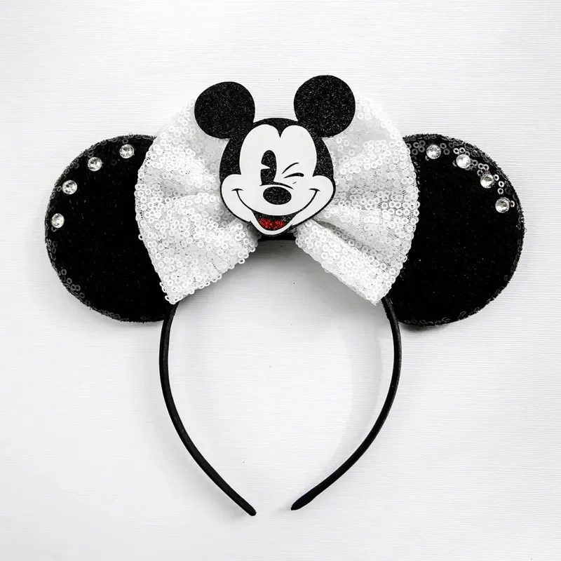 Mickey Mouse Hairbands The Lion King Mufasa Simba Ears Headbands for Girls Kid Disney Pumbaa Headwear Women Bow Hair Accessories