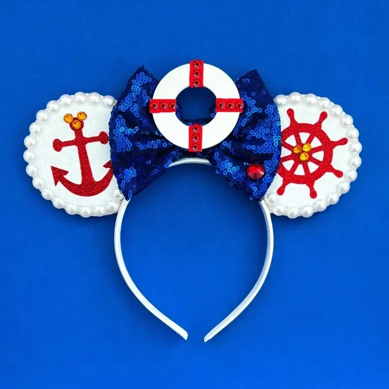 Mickey Mouse Hairbands The Lion King Mufasa Simba Ears Headbands for Girls Kid Disney Pumbaa Headwear Women Bow Hair Accessories