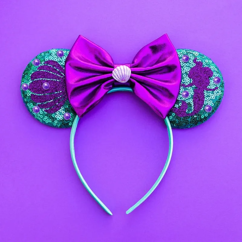Mickey Mouse Hairbands The Lion King Mufasa Simba Ears Headbands for Girls Kid Disney Pumbaa Headwear Women Bow Hair Accessories