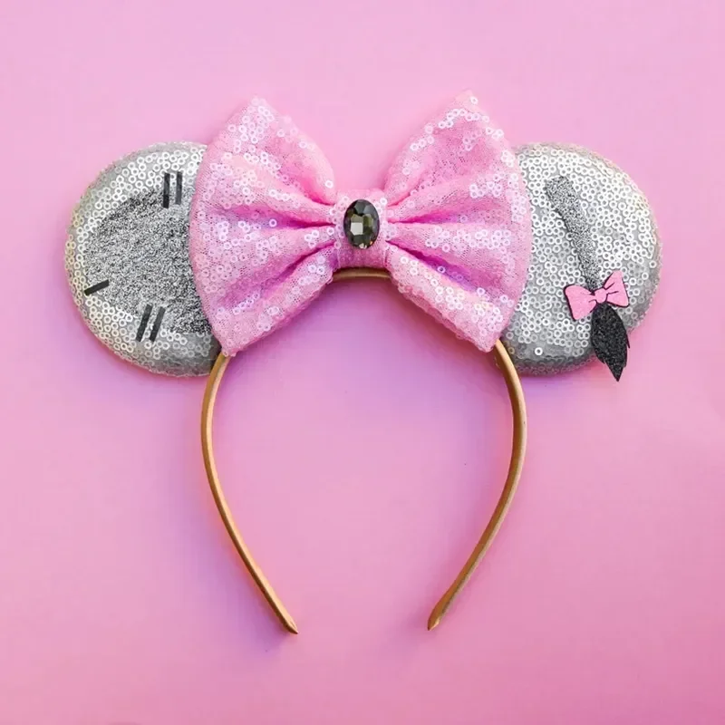 Mickey Mouse Hairbands The Lion King Mufasa Simba Ears Headbands for Girls Kid Disney Pumbaa Headwear Women Bow Hair Accessories