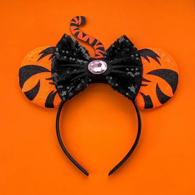 Mickey Mouse Hairbands The Lion King Mufasa Simba Ears Headbands for Girls Kid Disney Pumbaa Headwear Women Bow Hair Accessories