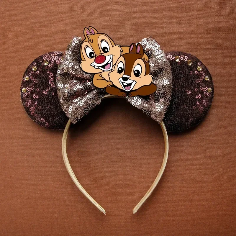 Mickey Mouse Hairbands The Lion King Mufasa Simba Ears Headbands for Girls Kid Disney Pumbaa Headwear Women Bow Hair Accessories